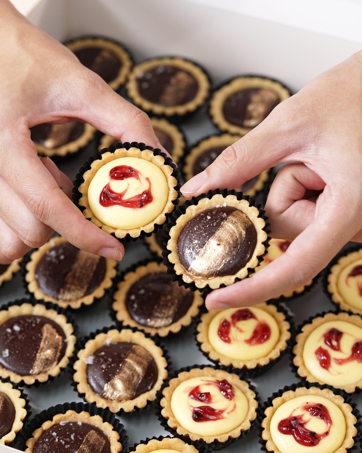 Cheese / Chocolate Tartlets