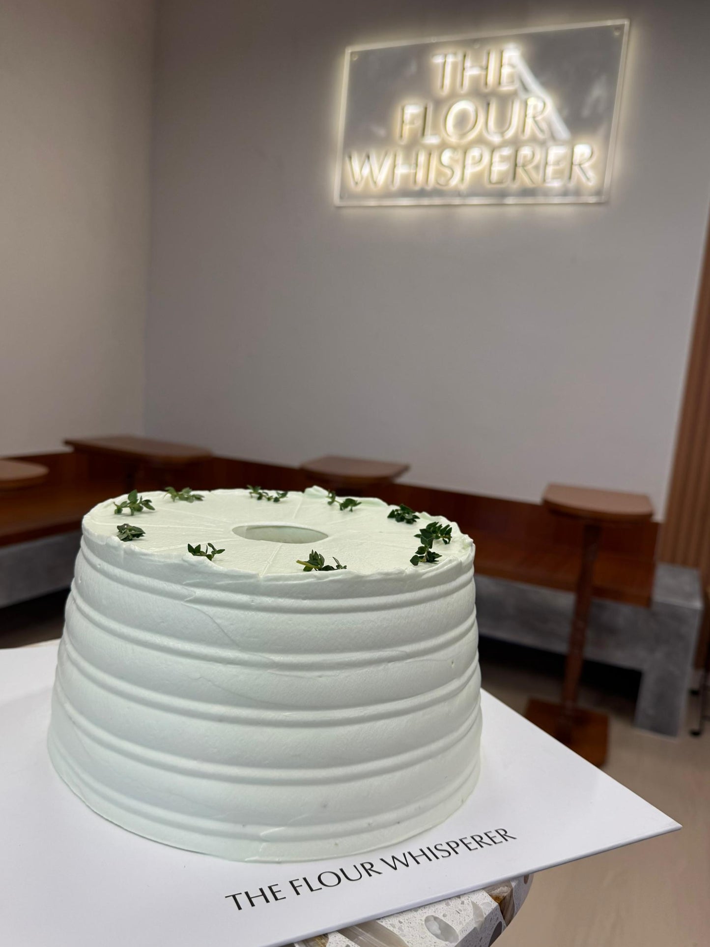 Pandan Chiffon Taro Cake